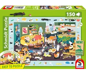 Schmidt Puzzle Cat Games / 150 Teile / 43,2 × 29,1 cm