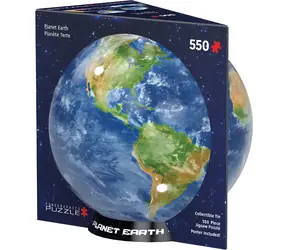 EUROGRAPHICS Puzzle in der Metalldose Planet Erde / 550 Teile / 48 × 33 cm