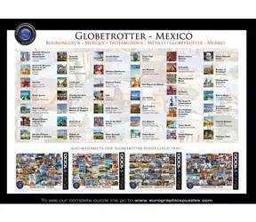 EUROGRAPHICS Puzzle Globetrotter - Mexiko / 1000 Teile / 67,63 x 48,89 cm