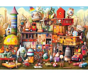 EUROGRAPHICS Puzzle „Unsuccessful Toys XL“ / 500 Teile / extra große Teile / 68 × 48 cm