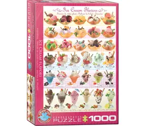 EUROGRAPHICS Puzzle Eissorten / 1000 Teile / 48 x 68 cm