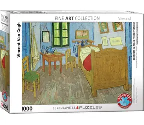 EUROGRAPHICS Puzzle Schlafzimmer in Arles / 1000 Teile / 67,6 × 48,9 cm