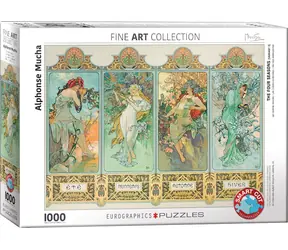 EUROGRAPHICS Puzzle Vier Jahreszeiten / 1000 Teile / 67,6 × 48,9 cm