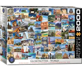 EUROGRAPHICS Puzzle Globetrotter / 2000 Teile / 99,7 x 67,6 cm