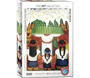 EUROGRAPHICS Puzzle Blumenfest: Fest in Santa Anita / 1000 Teile / 48 x 68 cm