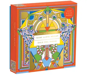 Galison Metallpuzzle Frank Lloyd Wright: Hotel Imperial / 500 Teile / 51 × 51 cm