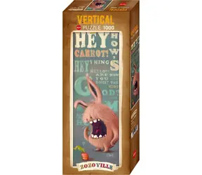 HEYE Vertikalpuzzle Zozoville: Karotte / 1000 Teile / 33 x 94 cm