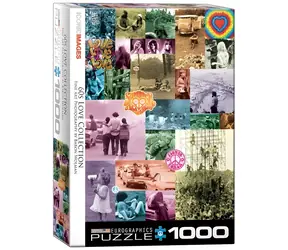 EUROGRAPHICS Puzzle Love 60s / 1000 Teile / 48,9 × 67,6 cm