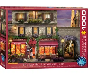 EUROGRAPHICS Puzzle „Das Restaurant Red Hat, Paris“ / 1000 Teile / 68 x 48 cm