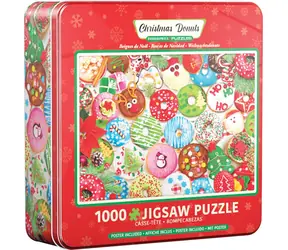 EUROGRAPHICS Puzzle in der Metalldose, Weihnachtskrapfen / 1000 Teile / 67,6 × 48,9 cm
