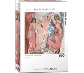 EUROGRAPHICS Quadratisches Puzzle Les Demoiselles d'Avignon / 500 Teile / 38 x 38 cm