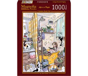 MAGNOLIA Puzzle Sommerbuchclub / 1000 Teile / 48 x 68 cm