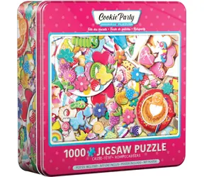 EUROGRAPHICS Puzzle-Keks-Feier in einer Blechdose / 1000 Teile / 67,6 × 48,9 cm