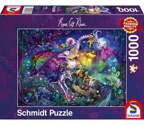 Schmidt Puzzle Sommernachtzirkus / 1000 Teile / 69,3 × 49,3 cm