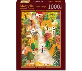 MAGNOLIA Puzzle Junge im Wald / 1000 Teile / 68 x 48 cm