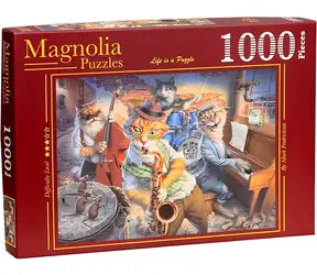 MAGNOLIA Puzzle-Fans in Gefahr / 1000 Teile / 68 x 48 cm