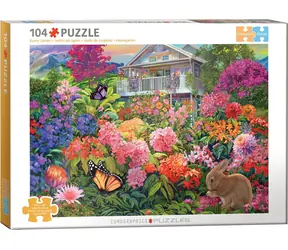 EUROGRAPHICS Puzzle Hasengarten / 104 Teile / 35,6 × 25,4 cm
