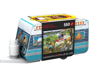 EUROGRAPHICS Puzzle in der Metalldose Wohnwagen / 550 Teile / 48 × 33 cm