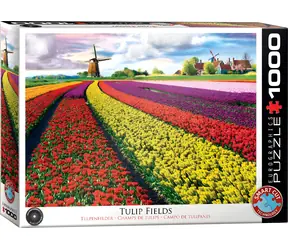EUROGRAPHICS Puzzle Tulpenfeld / 1000 Teile / 67,63 x 48,89 cm