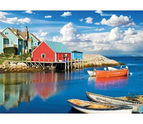 EUROGRAPHICS Puzzle Peggy's Cove, Nova Scotia / 1000 Teile / 68 x 48 cm