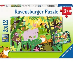 Ravensburger Puzzle Reise ins Abenteuer / 2x12 Teile