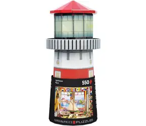 EUROGRAPHICS Puzzle in der Metalldose Leuchtturm / 550 Teile / 48 × 33 cm