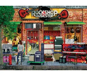 EUROGRAPHICS Puzzle Rock Shop / 1000 Teile / 68 x 48 cm