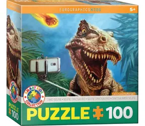 EUROGRAPHICS Puzzle Dino Selfie / 100 Teile / ab 5 Jahren / 48,3 x 33 cm