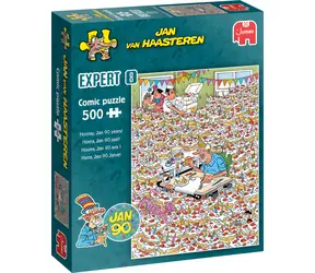 JUMBO Puzzle JvH Expert 8: Hurra, Jan feiert 90 Jahre! / 500 Teile / 35 x 49 cm / ab 12 Jahren