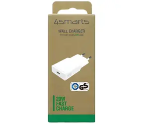 4smarts PDPlug Slim weiß / Wandladegerät / GaN / USB-C / 20 W