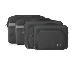 4smarts Target Eco Slim 13-14" schwarze Laptoptasche / RPET / wasserabweisende Beschichtung