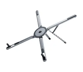 4smarts Laptop-, Tablet- und Smartphone-Ständer Space Grau / Ständer / MagSafe / Aluminium / Neigungsverstellbar