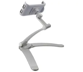 4smarts ErgoFix H7 silber / Halterung / für Küche und Tisch / für Tablets und Smartphones 12-18 cm / 360° drehbar