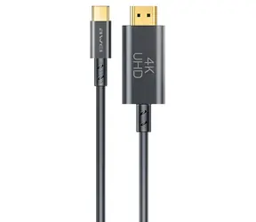 AWEI CL-212T schwarz / Adapterkabel / USB-C - HDMI / 4K 30Hz / 1,06 m
