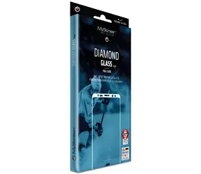 MyScreen DIAMOND GLASS Edge Vollflächig verklebt schwarz / Displayschutzfolie aus gehärtetem Glas / OnePlus 8T, 8T+ / Verklebung über das gesamte Display