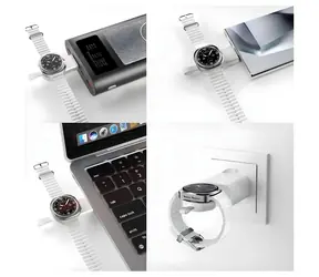 4smarts Trident Qi2 weiß / Ladestation / 3-in-1 / MagSafe / für Smartphone, Kopfhörer und Galaxy Watch