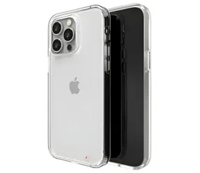Gear4 Crystal Palace transparente Rückseite / Rückseite / Apple iPhone 14 Pro Max / D3O® Aufprallschutz