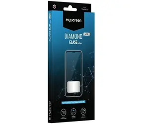 MyScreen Diamond Glass Edge Lite FG Realme 12 5G schwarz / Schutzglas / 9H / Vollflächige Verklebung des Displays