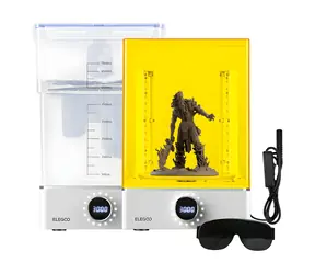 ELEGOO Mercury XS / Wasch- und Härtungsstation / Für 3D-Harzdruck / 7000 ml / UV 405 nm / 360°-Drehplattform