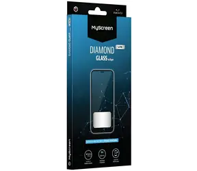 MyScreen Diamond Glass Edge Lite FG Realme C61 schwarz / Schutzglas / 9H / Vollflächige Verklebung des Displays