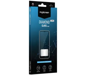 MyScreen Diamond Glass Edge Lite FG TCL 505 schwarz / Schutzglas / 9H / Vollflächig verklebt / Kantenprofil