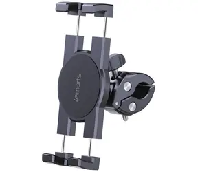4smarts ErgoFix H24 schwarz / Universelle Tablet-Halterung / 14-34 mm Aufnahme / Tablets bis zu 14,6 Zoll / 360°-Drehung