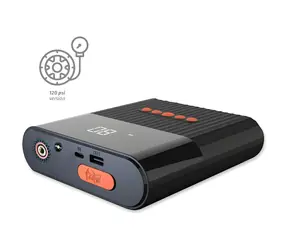 4smarts PitStop+ schwarz / Starthilfe-Powerbank / 8800 mAh / Kompressor / Taschenlampe / 800 A