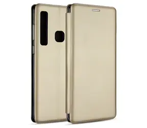 Beline Book Magnetische goldfarbene Hülle im Buchstil für Apple iPhone X / Magnetverschluss
