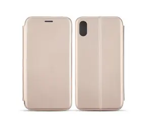 Beline Book Magnetic Hülle für Apple iPhone Xs Max, Roségold / Buchförmige Hülle / Magnetverschluss