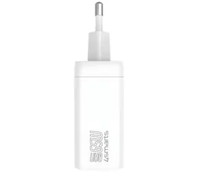 4smarts PDPlug Slim 65W GaN Jojo weiß / Ladegerät / GaN / 65 W / 2x USB-C + 1x USB-A
