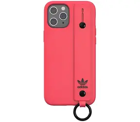 Adidas OR Handschlaufe-Hülle pink / Hülle mit Handschlaufe / Apple iPhone 12 Pro Max