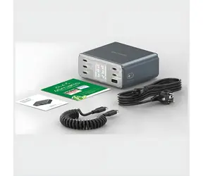 4smarts Lucid GaN DIY 360W grau / Ladegerät / GaN / 360W / 5x USB-C / 1x USB-A