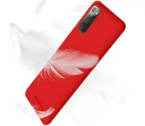 Mercury Soft Feeling Hülle für Samsung Galaxy Note20 (N980) rot / Hülle / TPU / Matte Oberfläche