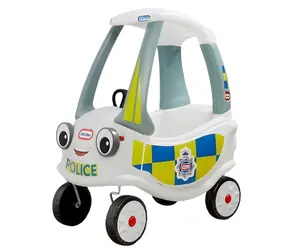 Polizei-Laufrad weiß / Kunststoff / Kinder